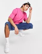River Island Oversized T-shirt In Pink Heather