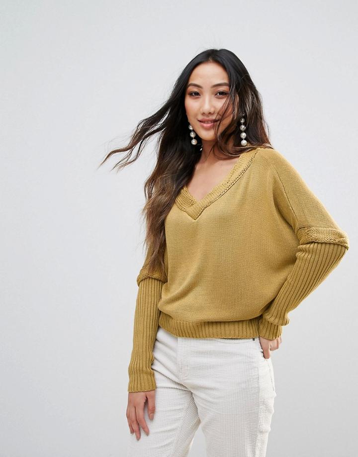 Somedays Lovin Moonlight Drive Sweater - Green