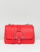 Asos Hoop And Arrow Cross Body Bag - Red