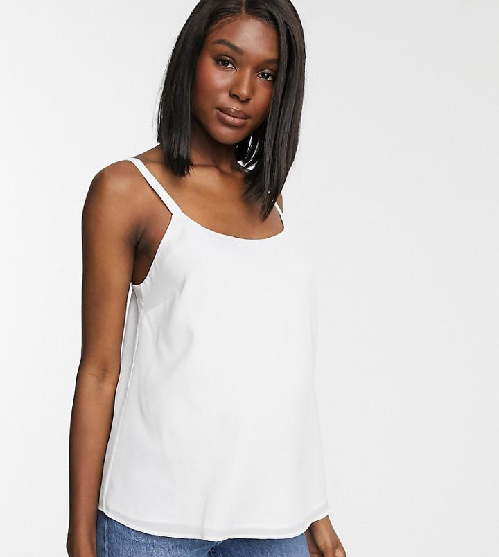 Asos Design Maternity Eco Scoop Neck Cami-white