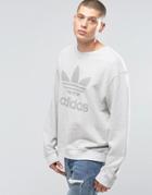 Adidas Originals Noize Crew Sweatshirt In Gray Ay9278 - Gray