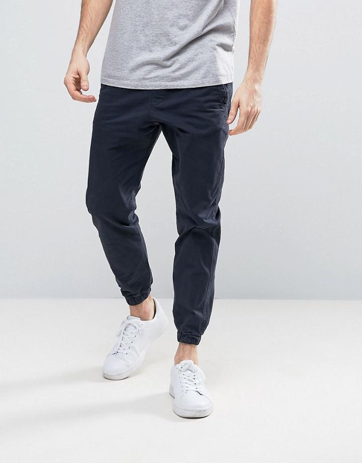 Jack & Jones Intelligence Slim Fit Chino With Drawstring Waist And Cuf
