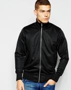 Fred Perry Laurel Wreath Track Harrington Jacket - Black