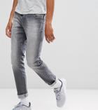 Brooklyn Supply Co Skinny Fit Jeans Washed Gray - Gray