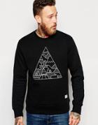 Penfield Vertex Graphic Sweatshirt - Black
