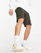 Bolongaro Trevor Nylon Panel And Pocket Jersey Shorts-green