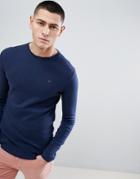 Tommy Jeans Long Sleeve T-shirt In Navy - Navy
