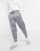 Asos 4505 Tapered Sweatpants In Poly-tricot-grey