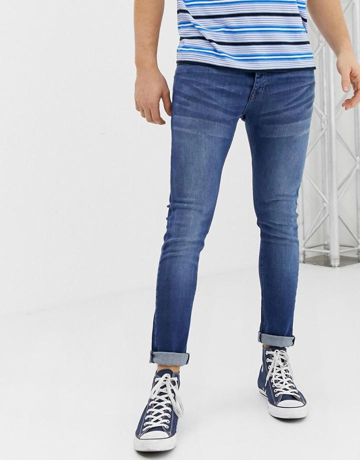 Loyalty & Faith Super Skinny Fit Jeans In Midwash Blue
