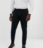 Asos Design Plus Super Skinny Fit Suit Pants In Black