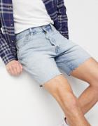 Levi's Youth 501 93 Regular Denim Shorts In 1 More Summer Light Wash-blues