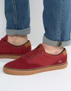 Emerica Provost Sneakers In Red - Red