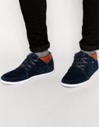 Boxfresh Cluff Sneakers In Suede - Blue