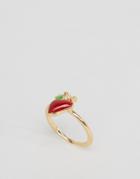 Asos Strawberry Ring - Red