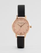 Olivia Burton Rose Gold Scalloped Leather Watch Ob15md59 - Gold