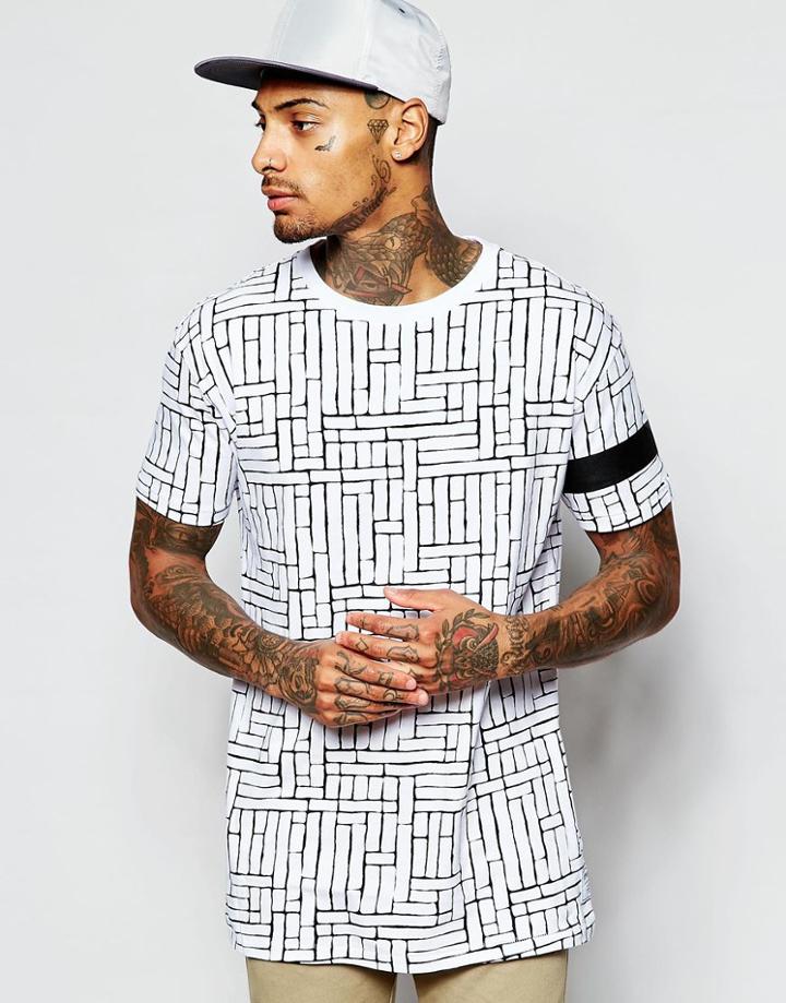 Supremebeing Longline T-shirt - White