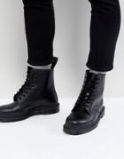Dr Martens 1460 Mono 8-eye Boots In Black - Black