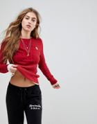 Abercrombie & Fitch Classic Knit Sweater - Red