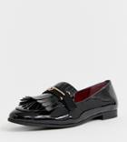 River Island Loafers With Tassels In Black - Black