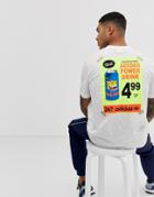 Adidas Originals Bodega T-shirt With Poster Back Print In White - White
