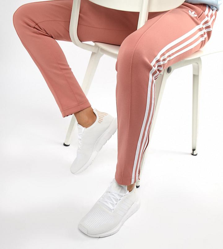 Adidas Originals Swift Run Sneakers In Triple White - White