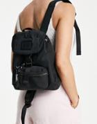 Tommy Jeans Nylon Backpack In Black