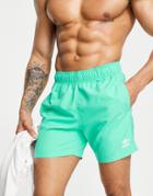 Adidas Originals Essentials Swim Shorts In Hi-res Green