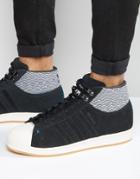 Adidas Originals Pro Model Bt Sneakers In Black Aq8159 - Black