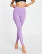 Weekday Celestia Yoga Seamless Leggings In Lilac - Lilac-purple