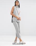 Micha Lounge Knitted Culottes - Gray