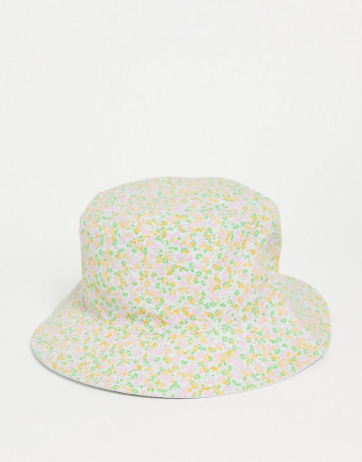 Pieces Bucket Hat In Ditsy Floral-multi