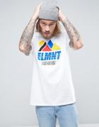 Element Angles Logo T-shirt In White - White