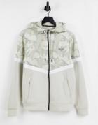 Avant Garde Gym Set Spartan Hoodie In Light Camo-grey