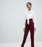 Y.a.s Tall Belted High Waisted Pants-red