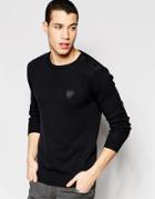 Ringspun Shipton Crew Knit Sweater - Black