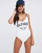 Tommy Hilfiger White Swimsuit - White