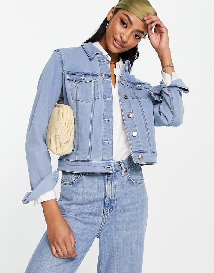Vero Moda Denim Jacket In Light Blue