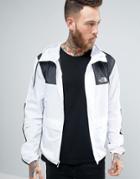 The North Face 1985 Mountain Jacket Hooded In White/black - White
