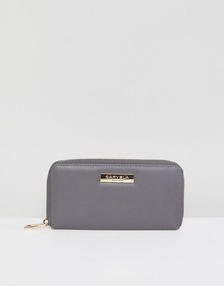 Carvela Zip Purse - Stone