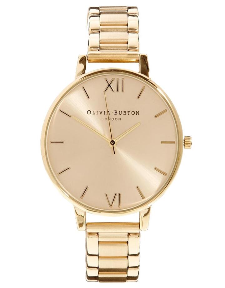 Olivia Burton Big Dial Gold Bracelet Watch
