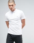Allsaints Polo Shirt With Branding - White
