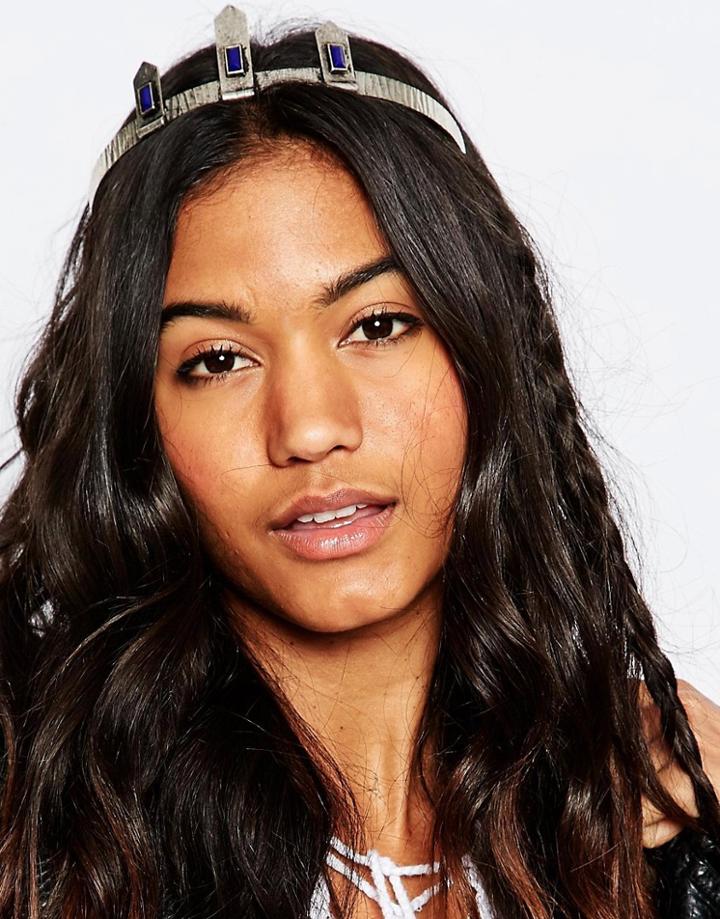 Asos Western Hair Crown - Burnished Silver