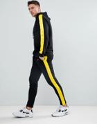 Liquor N Poker Joggers With Side Stripe Yellow - Green