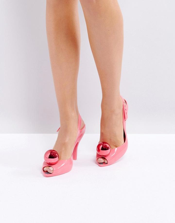 Vivienne Westwood For Melissa Lady Dragon Heeled Sandal - Pink
