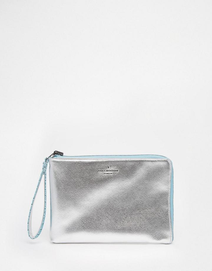 Pauls Boutique Mini Fleur Reversible Zip Top Clutch