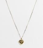 Image Gang Curve 18k Gold Plated Wild At Heart Locket Necklace