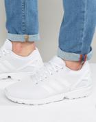 Adidas Originals Zx Flux Trainers In White S32277 - White