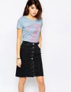 Brave Soul California Short Sleeve T-shirt - Sky Blue