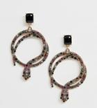 Aldo Crareven Bright Multi Color Snake Earrings - Multi
