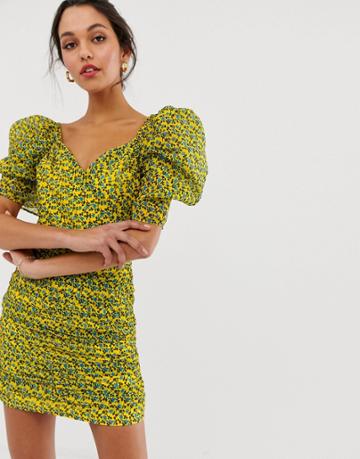 C/meo Collective Come Across Dress-yellow